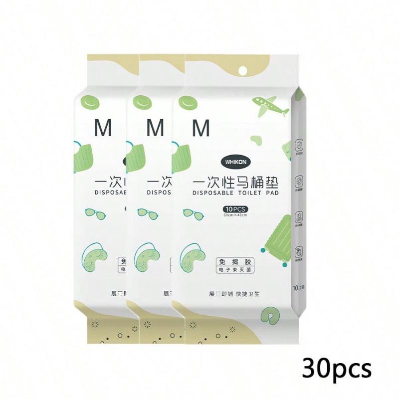 10/20/30/50 Pieces Disposable Toilet Seat Covers With Waterproofing Portable Travel Packaging Suitable For Bathroom Decor Summer