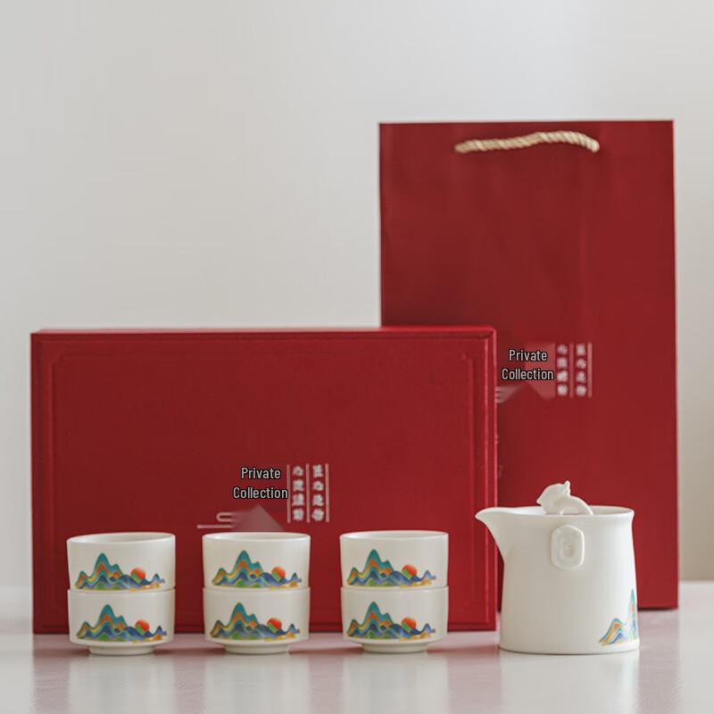 

Distant Mountain Ceramic Tea Set