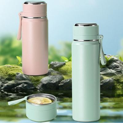 Auslaufsichere Wasserflasche 316 Edelstahl Isolierbecher Ins Style Thermobecher Schüler