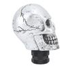 Skull Gear Shift Head Resin Shifter Knob Car Transmission Shifting Stick Handle for Most Manual Vehicles Silver
