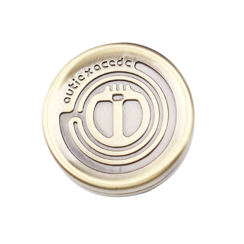 Sensory Toys Devil Milk Cap Tactile Coin Fidget Slider Desk Toy Magnetic Haptic Coins ADHD Autism