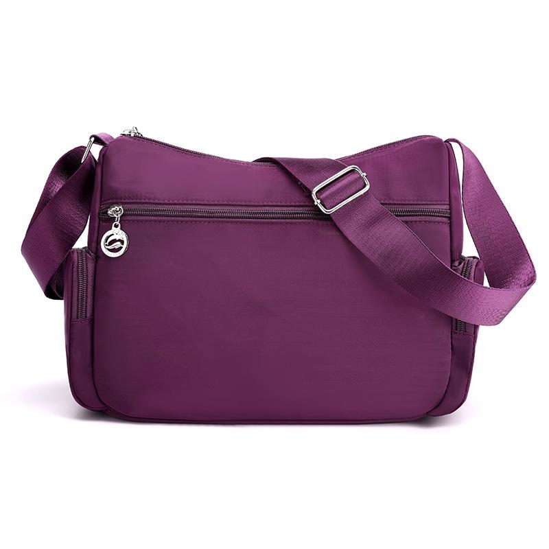 Women's Waterproof Nylon Canvas Shoulder & Crossbody Bag - Japanese & Korean Style for Everyday Use