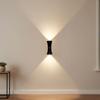 Creative LED Hourglass Wall Lamp Wireless Up Down Light LED Rechargeable Lamp Magnetic Base Waterproof Motion Sensor Night Light