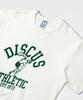 DISCUS ATHLETIC Heavyweight Center Logo T-Shirt Off-White