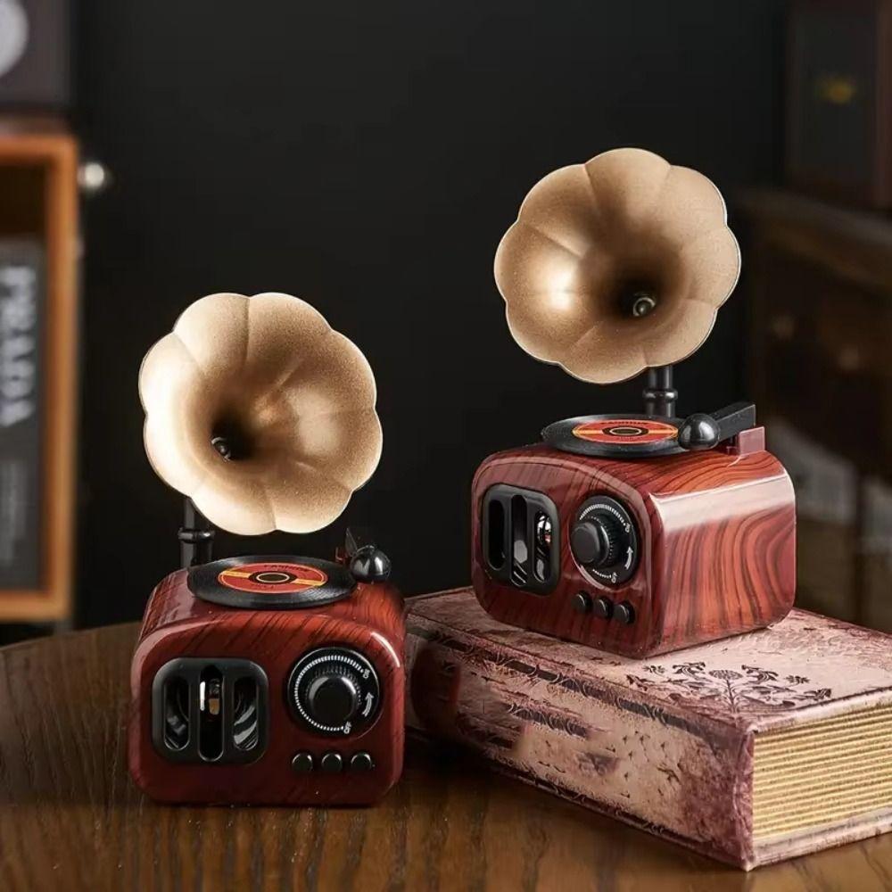 Nordic Phonograph Models Classical Nostalgia Phonograph Ornaments Gramophone Music Box Home Decor
