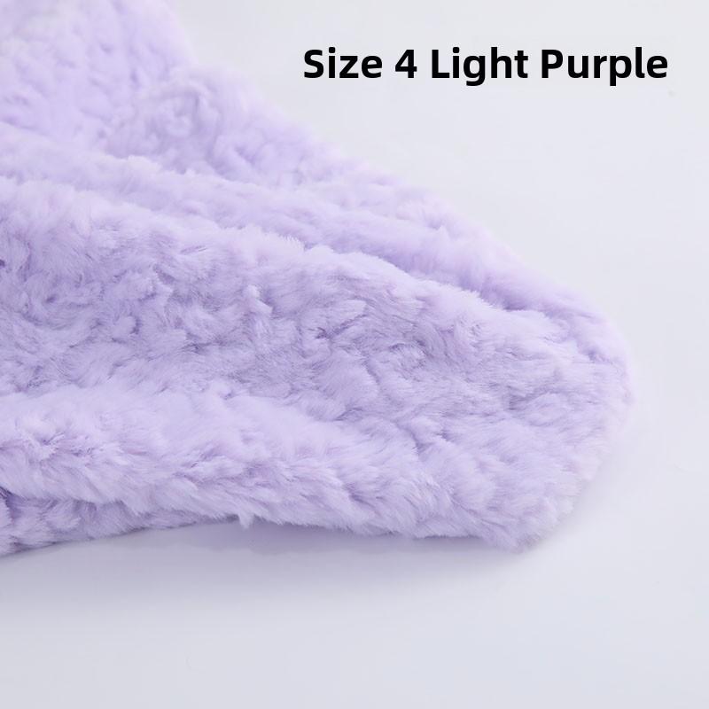 Thickened Rabbit Fur Brushed Cotton Doll DIY Fabric Rose Patterned Fur Collar Clothing Material Home Decor Sponge Pad Fabric