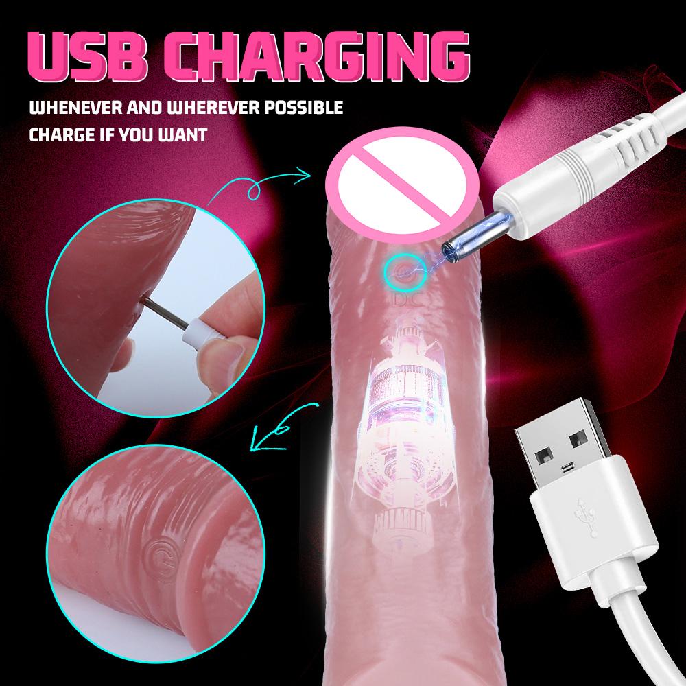 Artykuły dla dorosłych Elektryczny rękaw na penisa Stymulacja punktu G Pilot wibrator Sztuczny penis Zabawki erotyczne dla par