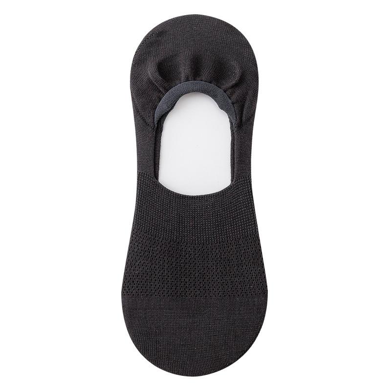 Socks, Mesh Boat Socks, No Heel Drop, Anti-odor, Summer Thin, Breathable, Light Mouth, Solid Color, Invisible Socks for Men's Summer