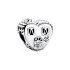 Happy Heart Heart Shaped House Charm Women's Silver 792249C00