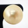 [Used] Pt900 South Sea White Pearl (Golden Pearl) Earrings/g438-63