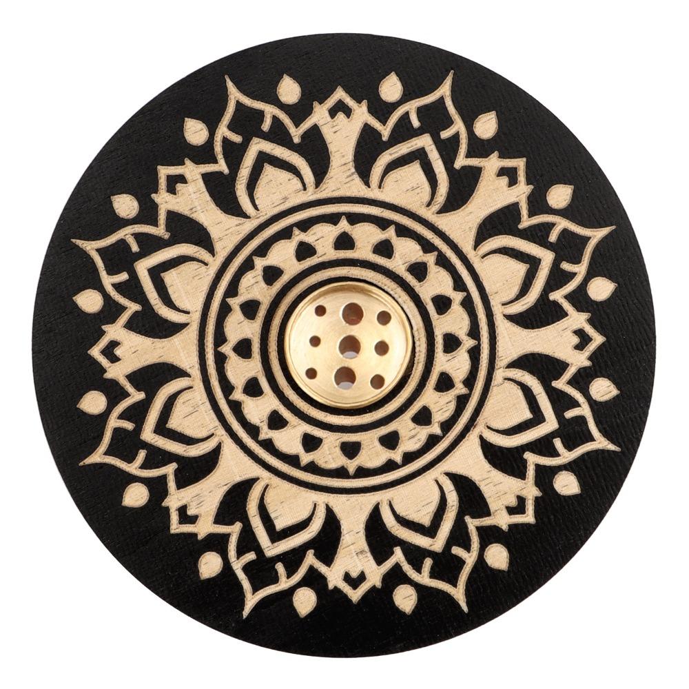 

New Wood Incenses Holder with 9 Different Holes 10cm Incense Stick Holder Room Fragrance Accessories Aroma Stand Home Supplies