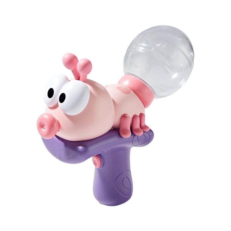 Kids Water Play Electric Water Guns Toy Cartoon Ants Design Safe ABS Construction Water Sprinkler Toy for Outdoor розовый