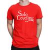 solos leveinged anime  Graphic Printed T Shirts Men Women  100% Cotton  Tee Shirt Clothing