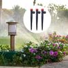 10Pcs Rotatable Sprinkler With Stake Nozzle Watering Garden Tube Sprayer Atomizer Irrigation Landscape Maintenance