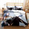 Anime Genshin Impact Animation Cartoon Soft And Comfortable Customizable Comforter Bedding Sets Bedding Set Luxury Quilt Cover