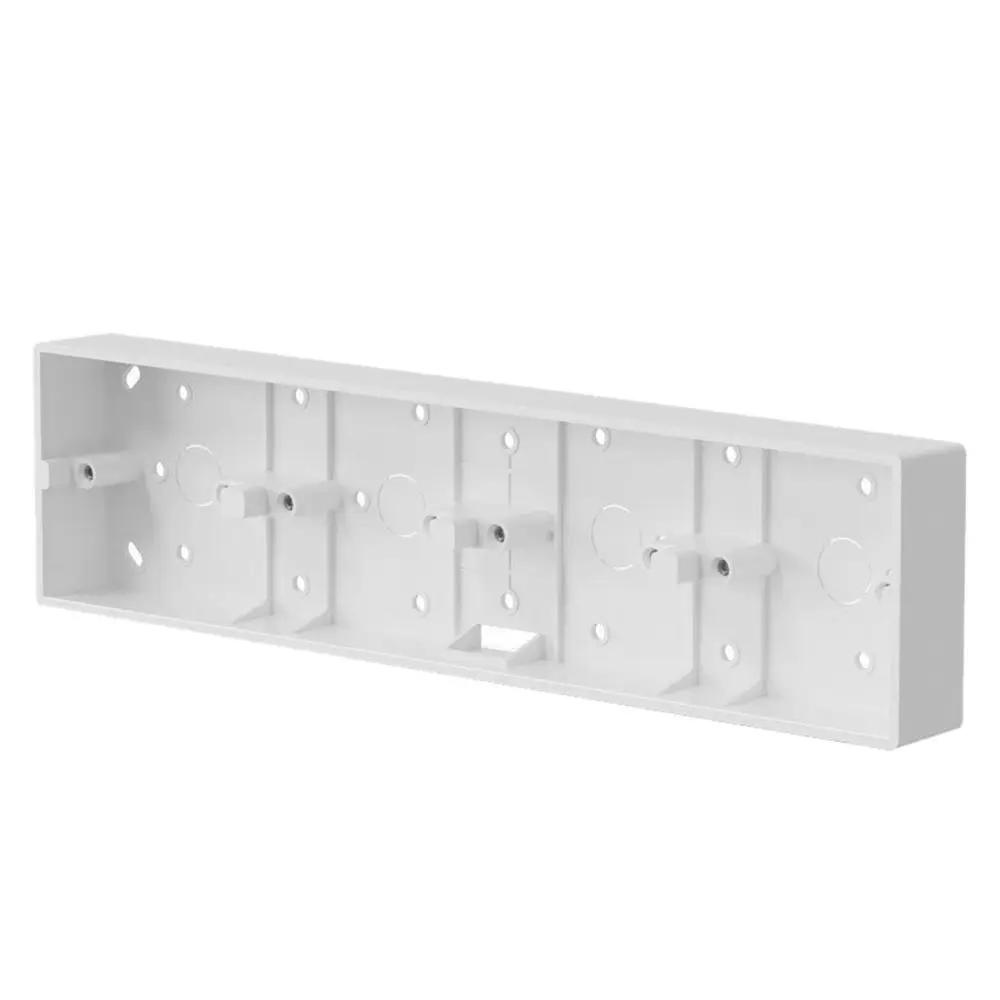PVC Home Improvement On-Wall Mount Switch Box 86 Type Wall Surface Junction Box External Mounting Box