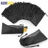 10Pcs Soft Cloth Waterproof Sunglasses Bag Microfiber Dust Storage Pouch Glasses Carry Bag Portable Eyewear Case Container