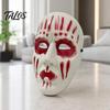 Maschera di Halloween Spaventosa Maschera Integrale, Fantasma con Sangue che Cola Maschera Cosplay Prop Horror per Festa, Teschio con Cinturino Regolabile Sanguinante