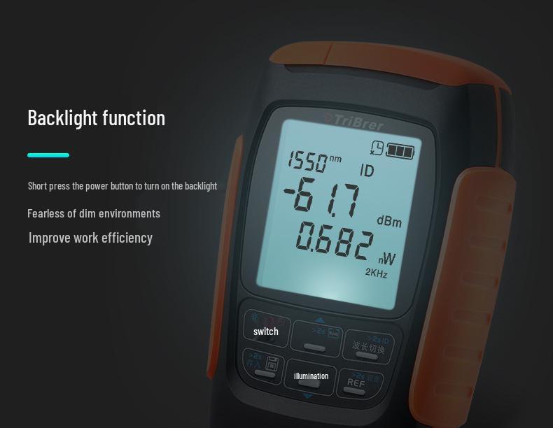 High-Precision Rechargeable Optical Power Meter & Red Light Fiber Optic Pen