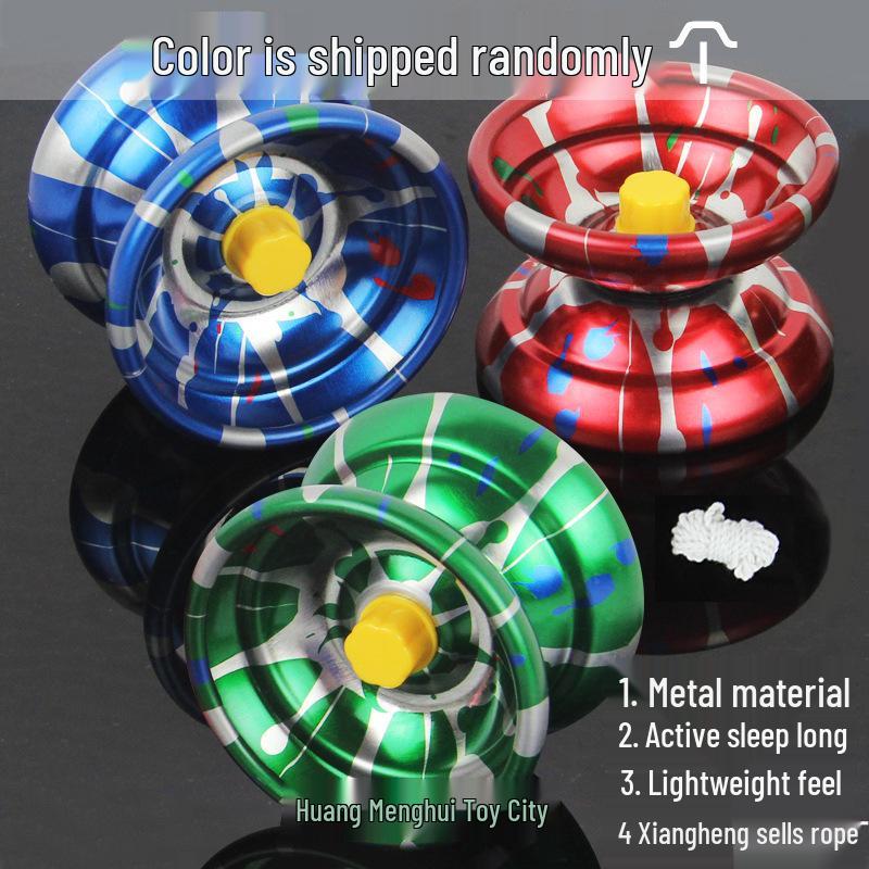 Miracle Girl Luminous Metal Yo-Yo with Automatic Retraction for Kids