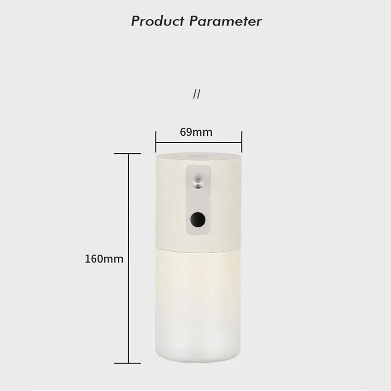 Dispensador automático de jabón de espuma para manos con inducción, portátil, con carga magnética, para mesa.
