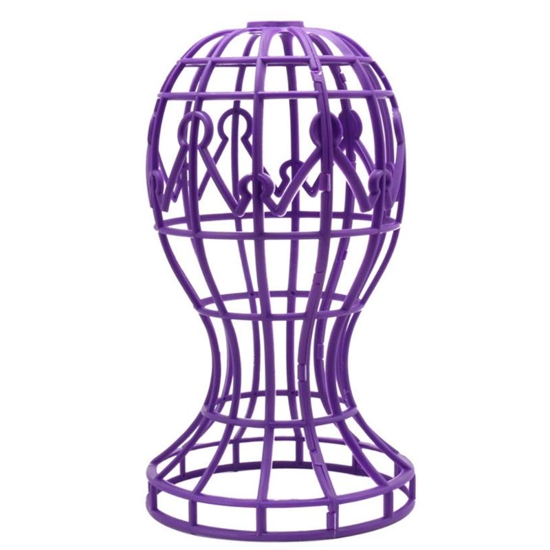 Practical Wig Stand Practical Plastic Storage Rack Hair Accessories Display Holder for Wigs Hats and Cosplay Mask