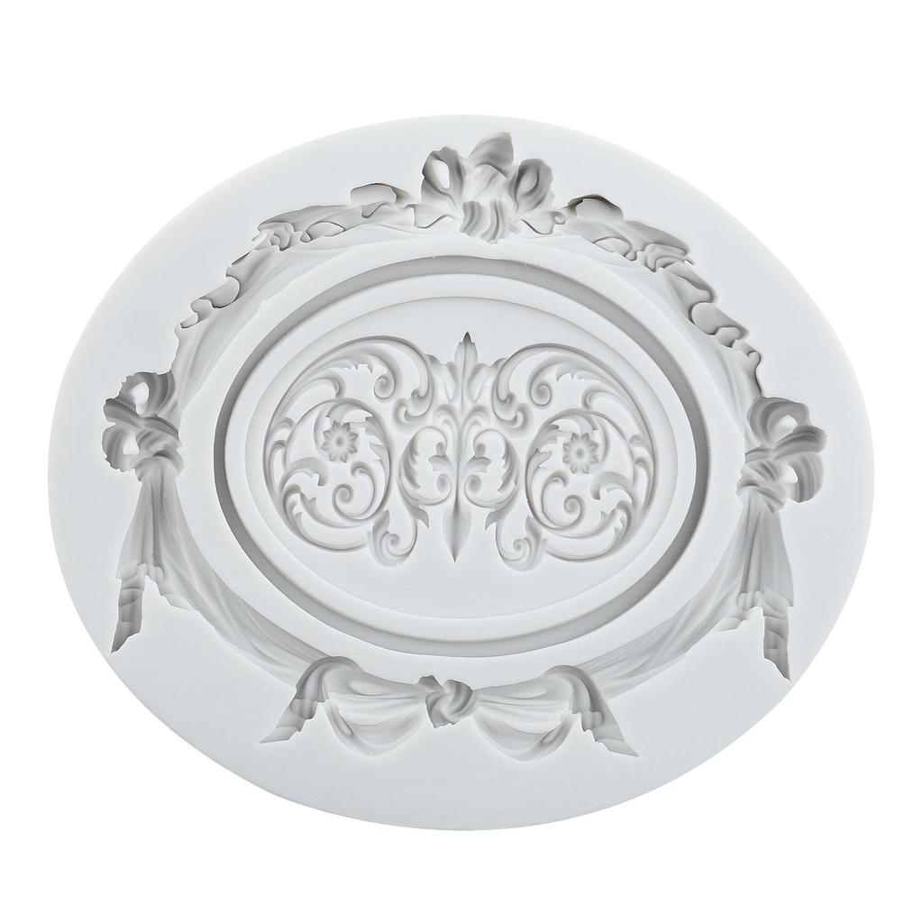Baroque Frame Silicone Molds Picture Frames Fondant Mold Cake Decorating Tools Cupcake Topper Candy Chocolate Gumpaste Mold