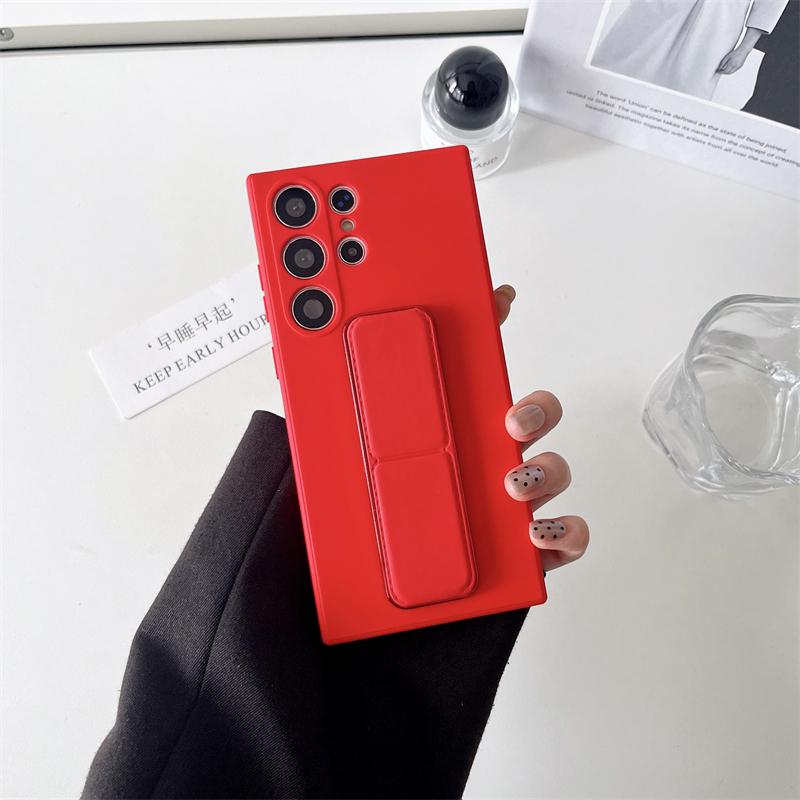 Magnetischer Ständer Halter Handschlaufe Hülle für samsung galaxy S25 S24 Ultra S23 S22 Plus S21 Fe S25Ultra S25+ Ständer Handyhülle
