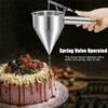 New Stainless Steel Funnel Dispenser Baking with Rack Octopus Ball Tools Cooking Tool Takoyaki Batter Baker Kitchen