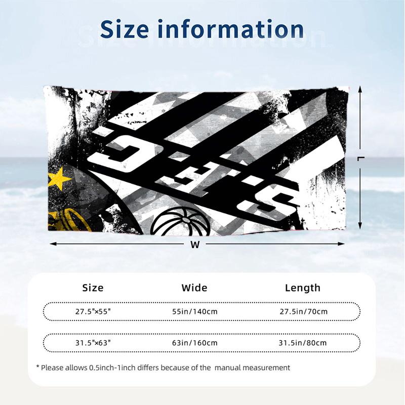 Santos Futebol Clube (14) Theme Beach Towel Sand Resistant Soft And Comfortable Suitable For The Pool Camping Yoga And Diving A Travel Essential