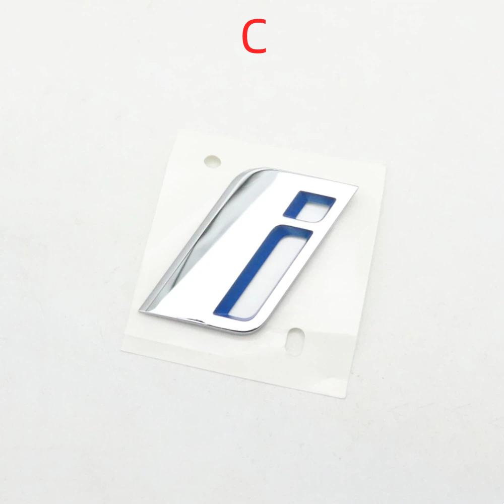 eDrive i Lettering Sticker Fender Rear Badge Logo Emblem For 7 X1 X3 X6 x7 i8 i3 i5 e Drive X5 40e Hybrid