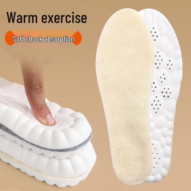 

Подлинные стельки с подкладкой из кашемирового бархата: Теплый, Удобный, Дышащий, Защищающий от запаха, Влагоотводящий, Антибактериальный дезодорант для зимних сноубутсов 37-38 грязно-белый