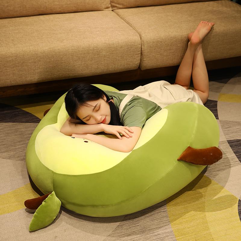 Giant Avocado Stuffed Plush Toy Kawaii Fruit Doll Cartoon Pillow Soft Plush Cushion Child Baby Girls Birthday Gift