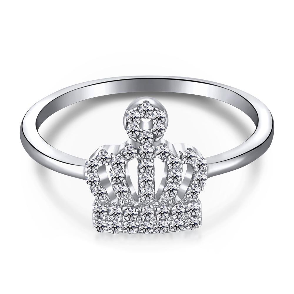 

Танцизное женское классическое кольцо из стерлингового серебра 925 пробы с цирконом, женские ювелирные изделия, свадебное обещание, подарок для вечеринки 9 серебряный
