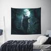 Halloween Print Ghost Hand Pumpkin Night Tapestry Room decoration Home Decoration Tapestry Decor Accessories Cute Room Decor