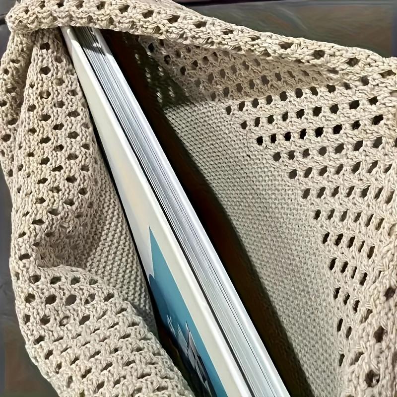 Designer-Handtaschen aus Strick für Damen, große Kapazität, Tragetaschen für Damen, Sommer-Strandtasche, große Geldbörsen, lässige, hohle, gewebte Umhängetaschen