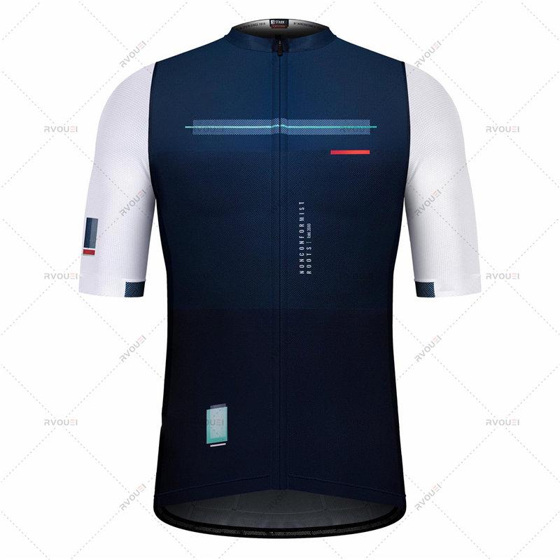 Cycling Clothing Set for Men, Short Sleeve Jersey, Pro Team, Road Bike, New Spain,