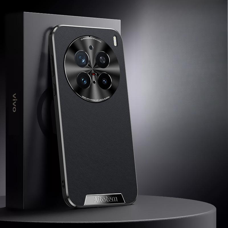 

Подходит для чехла для мобильного телефона VivoX200, бизнес-чехол X200 Promini с полной защитой от падений, 200, модный кожаный чехол для мужчин и женщин vivo x200Promini