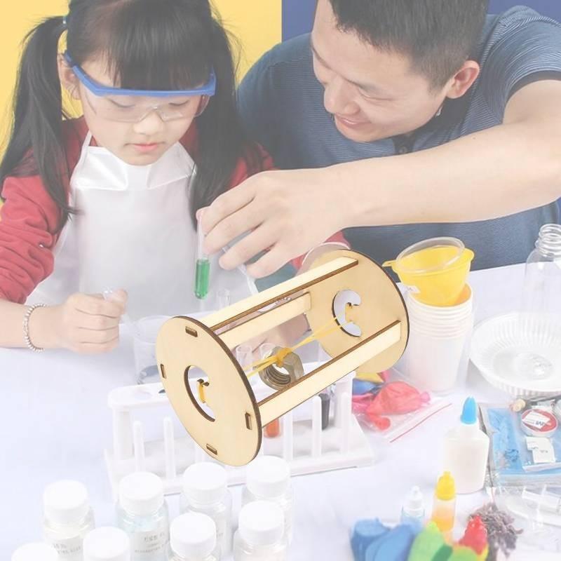 Wooden Hook Wheel Stem Educational Science Experiment Toy For Toddlers And Elementary Students