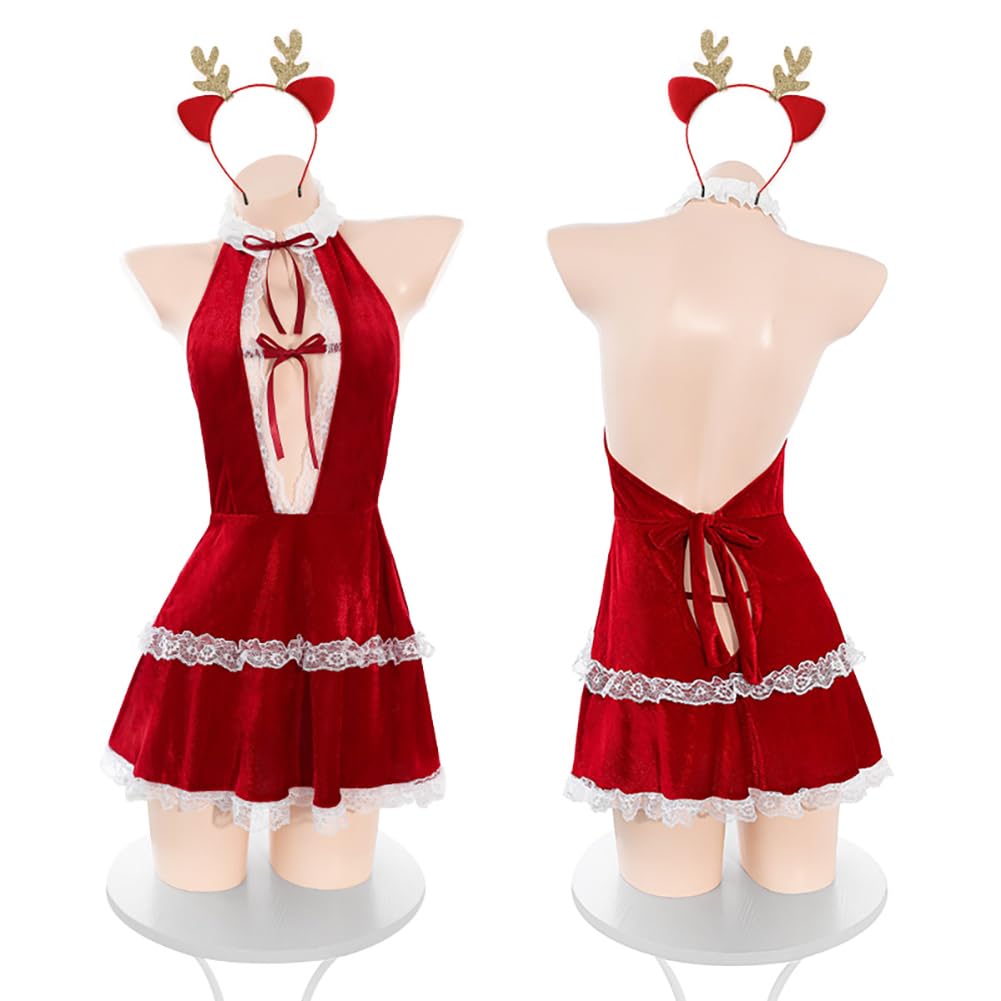 Santa Sexy Santa Extrémně Vánoční Miminko Roztomilý kostým Santa Claus [Ymgot] Cosplay, Spodní prádlo, Sexy, Erotika, Panenka,