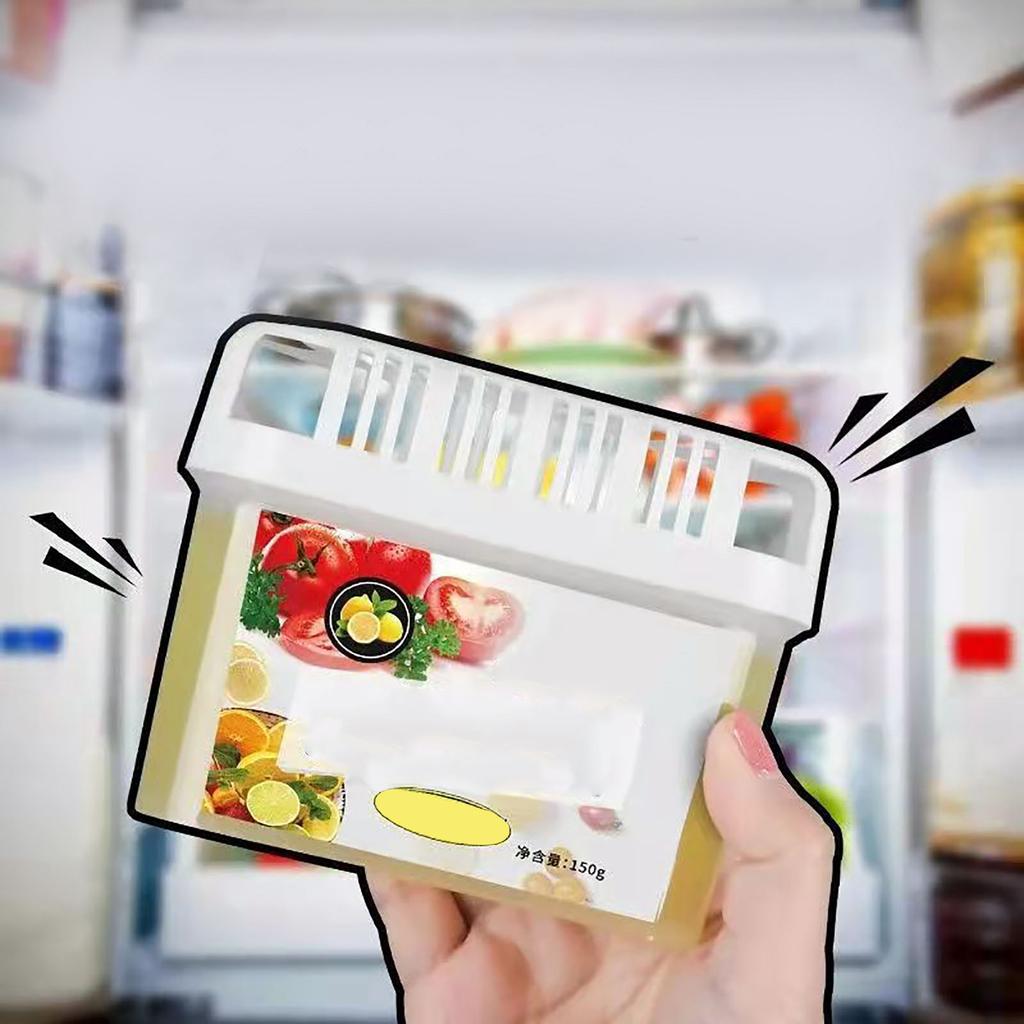 Refrigerator Deodorizer Box Odor Absorber Remover Fridge Smell Freshener for Wardrobe Closet Car