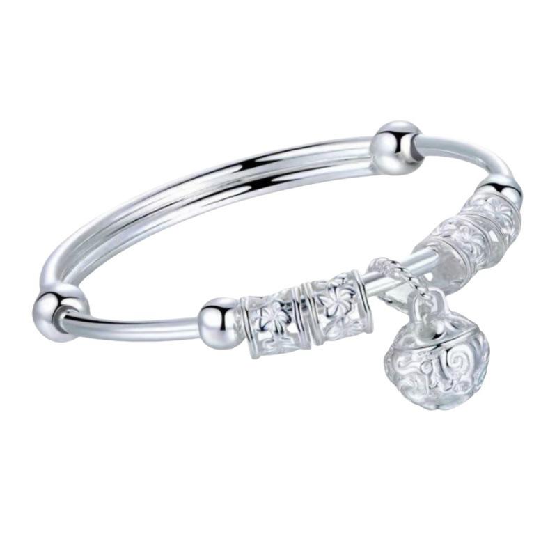 Cross-border jewelry copper-plated 925 silver Douyin same bracelet TEMU Xiyin TK hot-selling spot wholesale серебряный