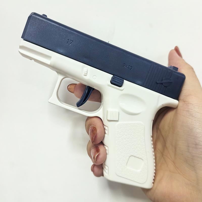 Hot Mini Desert Eagle Mechanical Continuous Firing Water Gun Small Pistol Summer Outdoor Beach Poor Toy Shoot Water Gun for Kids