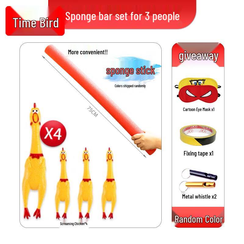 Blindfolded Screaming Chicken Team Building Game Set
