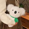 1 Stück 18/25/30cm Kawaii Plüsch Koalabär Plüschtiere Niedlicher Koala mit Blättern Plüschtier Puppe Realistisches Koala Spielzeug für Baby Mädchen Geschenk