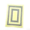 Stitched Rectangle Scallop Frame Metal Cutting Dies Scrapbooking Steel Craft Dies Cuts Embossing Paper Art Card Make Stencil