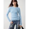 ELLE Women's Chain Knit Merino Wool Sweater