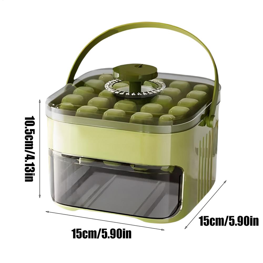 Press Ice Cubes Tray 25 Grid Ice Block Mold Tray Cube Maker Home Refrigerator Drawer Ice Bucket Food Grade Kitchen Gadget