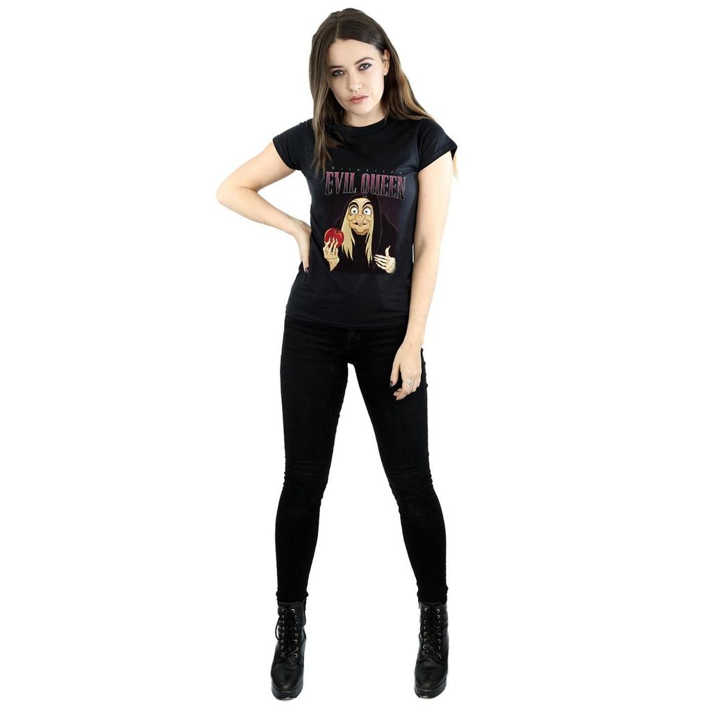 Disney Womens/Ladies Snow White Evil Queen Montage Cotton T-Shirt