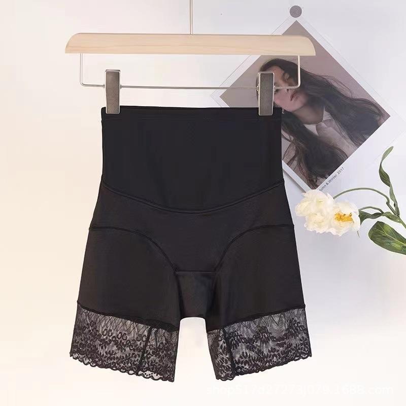 

Бесшовные кружевные трусики с высокой талией, прочные, для бедер и живота, компрессионные, безопасные, дышащие, красивые, с закругленными углами, для женщин, трусики 2XL